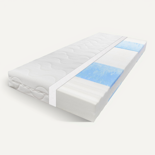 Matelas Mousse H4, 90x200 cm BLUE VISION Épaisseur 19cm, 7 Zones
