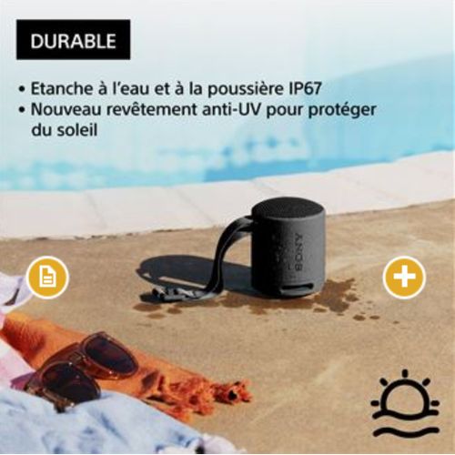 Enceinte Bluetooth® nomade SONY SRSXB100B.CE7 vue d'ambiance 1