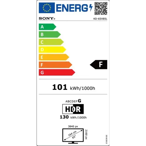 Télévision 164cm 65" LED 4k Ultra HD HDr LCD - Kd65x85laep