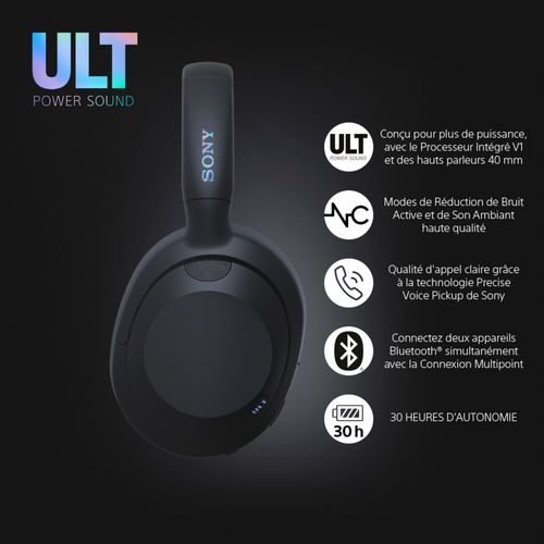 Casque bluetooth SONY WH-ULT900NB Noir