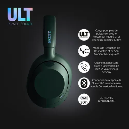 Casque bluetooth SONY WH-ULT900NH Gris