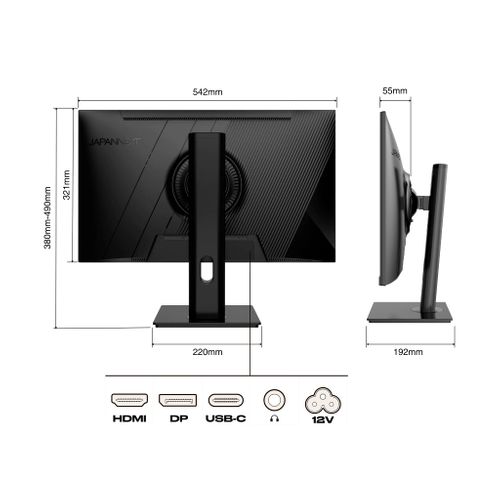 Japannext Ecran PC  - 23.8" - Full HD - Jn-ips238fhdr-c65w-hsp