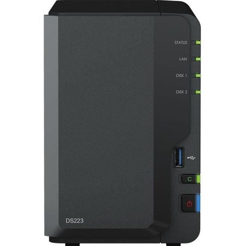 DS223 Quad-core - Serveur Nas Tour - Ram 2 Go - 2 Baies