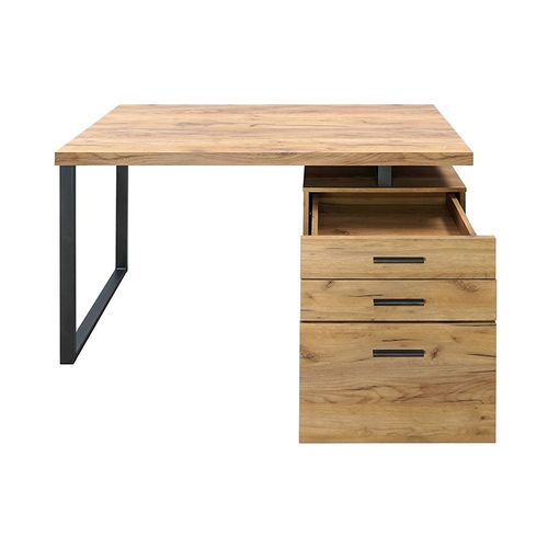 Bureau 3 Tiroirs Pied Métal Elton