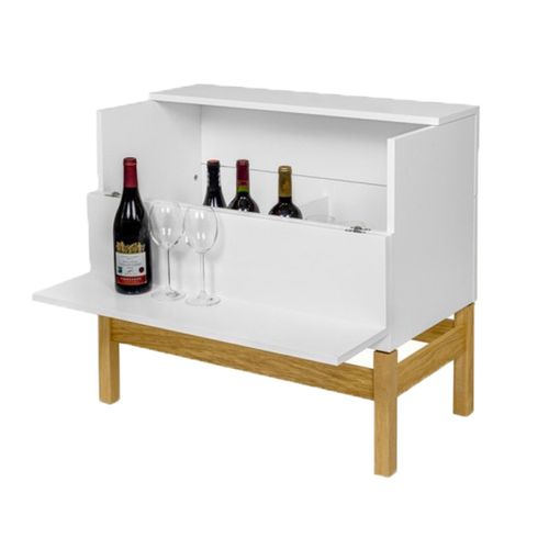Mini Bar Design "grande" 75cm Blanc