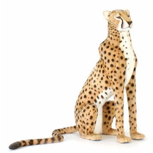Peluche Geante Guepard 100 Cm H Et 125 Cm L