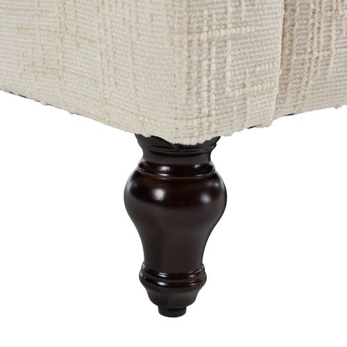 Canapé 2 Places En Tissu - LED, Ports USB, Range-côté - Beige