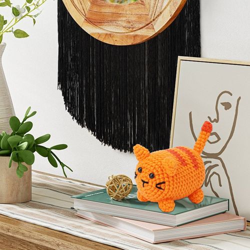 Kit De Crochet Pour Débutants, Un Kit Complet Avec Tutoriels Vidéo étape Par étape - Orange Cat
