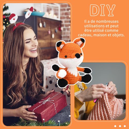 Kit De Crochet Pour Débutants, Un Kit Complet Avec Tutoriels Vidéo étape Par étape - Orange Fox