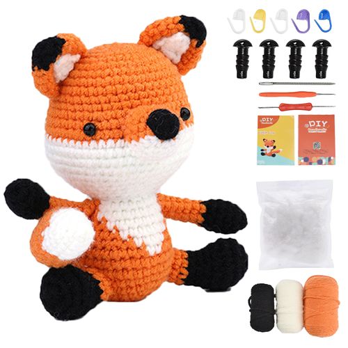 Kit De Crochet Pour Débutants, Un Kit Complet Avec Tutoriels Vidéo étape Par étape - Orange Fox