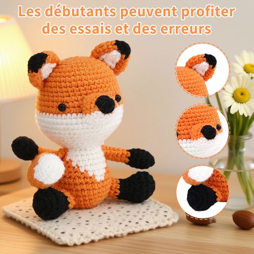 Kit De Crochet Pour Débutants, Un Kit Complet Avec Tutoriels Vidéo étape Par étape - Orange Fox