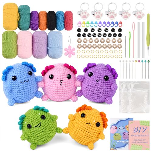 Kit De Crochet Complet Pour Débutants, Convenant Aux Adultes Et Aux Enfants, Avec Tutoriels Vidéo