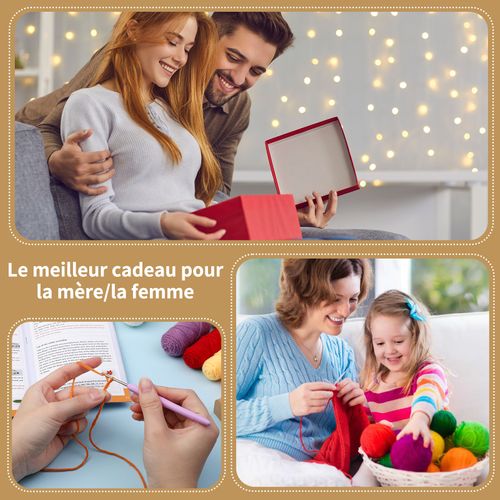 Ce Kit De Crochet Pour Débutants Comprend Des Instructions Et Convient Aux Adultes Et Aux Enfants