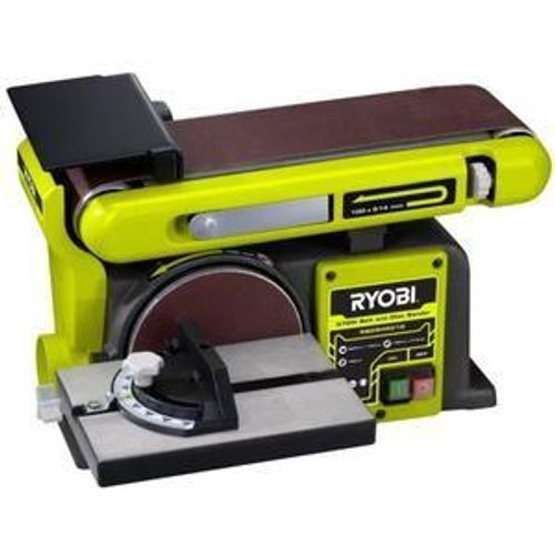 Ponceuse Stationnaire Bande Et Disque 370 W - Bande 50x686 Mm, Disque D.150 Mm