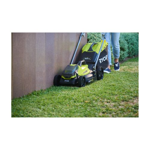 Tondeuse Poussée Ryobi - Olm1833b - 18v One+ - Coupe 33 Cm - Sans Batterie Ni Chargeur