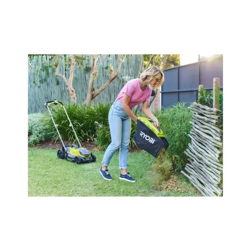 Tondeuse Poussée Ryobi - Olm1833b - 18v One+ - Coupe 33 Cm - Sans Batterie Ni Chargeur