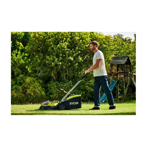 Ryobi - Tondeuse Poussée Hybride 36v (alimentation Par 2 Batteries One+™) - Coupe 37 Cm + 2 Batteri