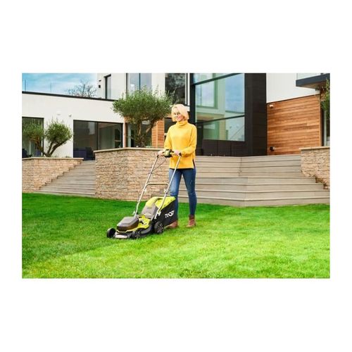 Ryobi - Tondeuse Poussée Hybride 36v (alimentation Par 2 Batteries One+™) - Coupe 37 Cm + 2 Batteri