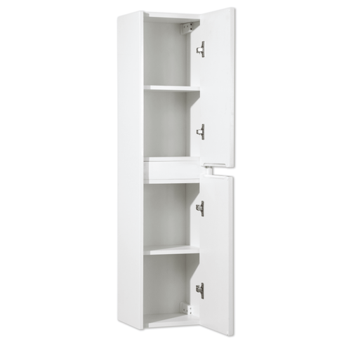 Colonne Salle De Bain 120 Cm Blanc Laqué Aquadoli-jindoli