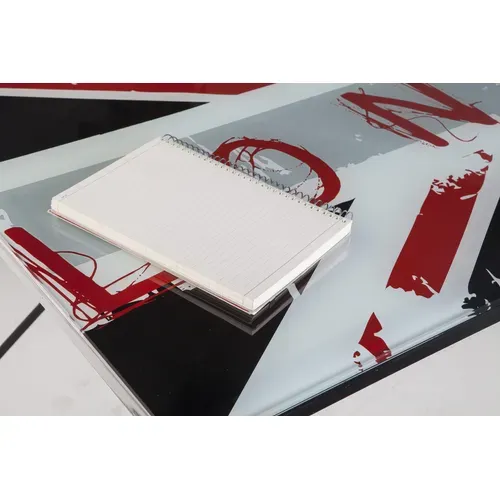 Plateau en verre 120 cm LONDON UK  vue accessoires