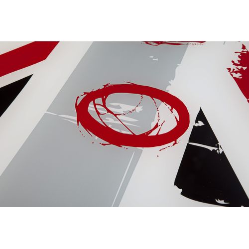 Plateau en verre 120 cm LONDON UK  vue détaillée