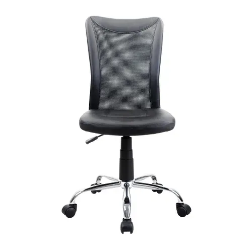 Fauteuil de bureau LUXE 2 Noir vue de face