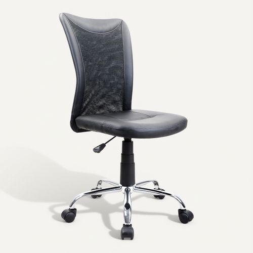 Fauteuil de bureau LUXE 2 Noir vue 3/4