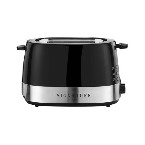 Grille pain SIGNATURE GR8211 Noir et inox vue de face