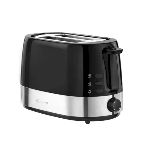 Grille pain SIGNATURE GR8211 Noir et inox vue 3/4