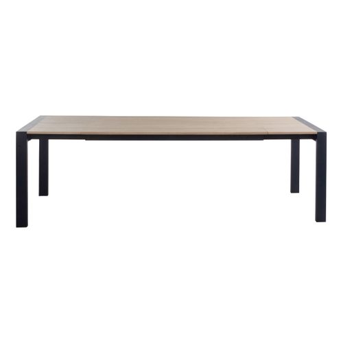 Table L.160/240 + allonges CAMDEN Chêne sonoma/noir