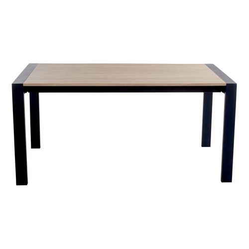 Table L.160/240 + allonges CAMDEN Chêne sonoma/noir