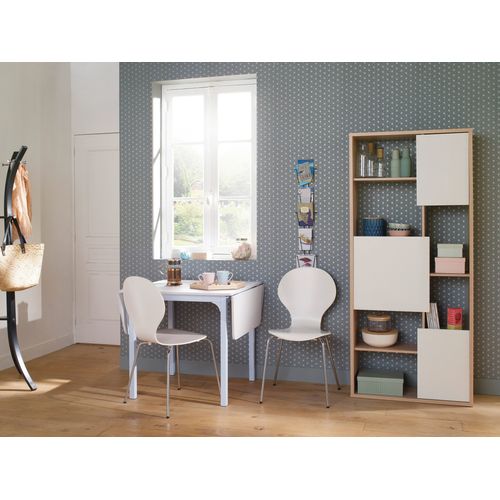 Table extensible L.80/140 cm LISA Blanc
