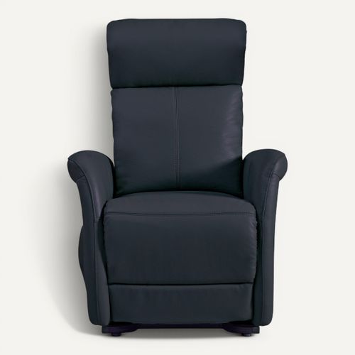 Fauteuil releveur électrique 2 moteurs HAMILTON cuir et PU noir