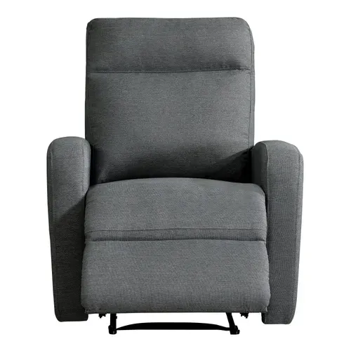 Fauteuil Relax OSCAR Tissu Gris Clair vue de face
