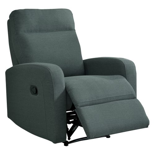 Fauteuil Relax OSCAR Tissu Gris Anthracite