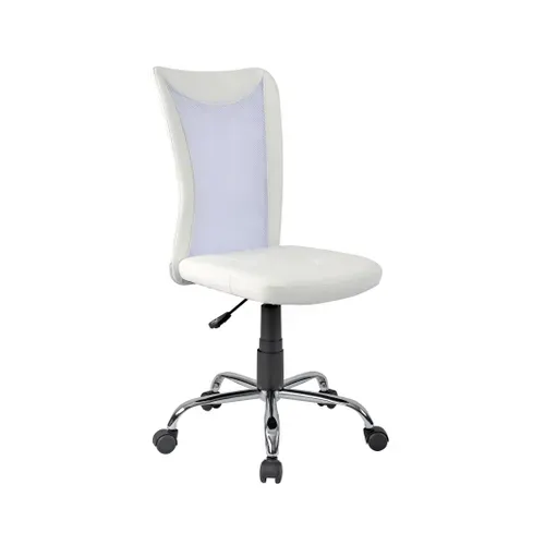 Fauteuil de bureau Luxe 2 Blanc vue 3/4
