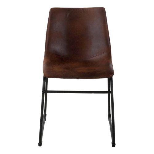 Chaise ROMANE Marron vintage