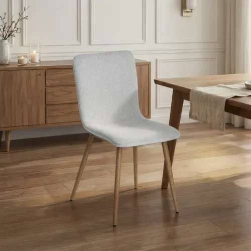 Chaise BELLA Taupe vue d'ambiance 1