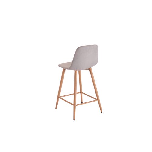 Tabouret de bar H.63 cm LYNETTE Gris