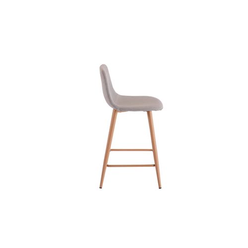Tabouret de bar H.63 cm LYNETTE Gris