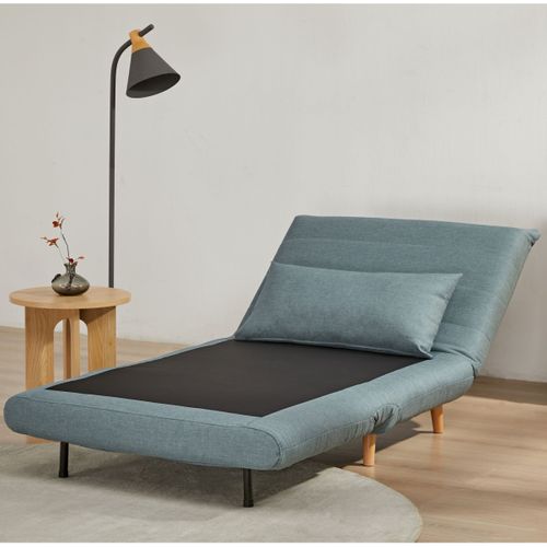 Fauteuil convertible IGLOO tissu Gris/Bleu