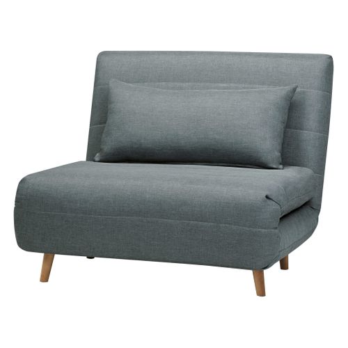 Fauteuil convertible IGLOO tissu Gris/Bleu