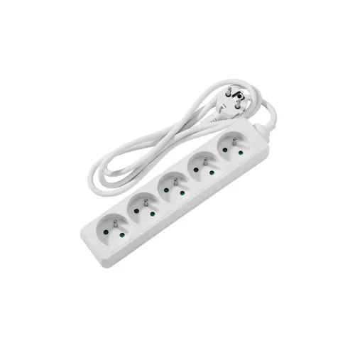 Rallonges et multiprise AYA Multiprise 5 prises 1,4 m vue de face