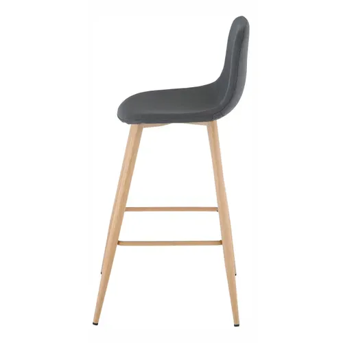 Tabouret de bar H. 74 cm LYNETTE Vert kaki