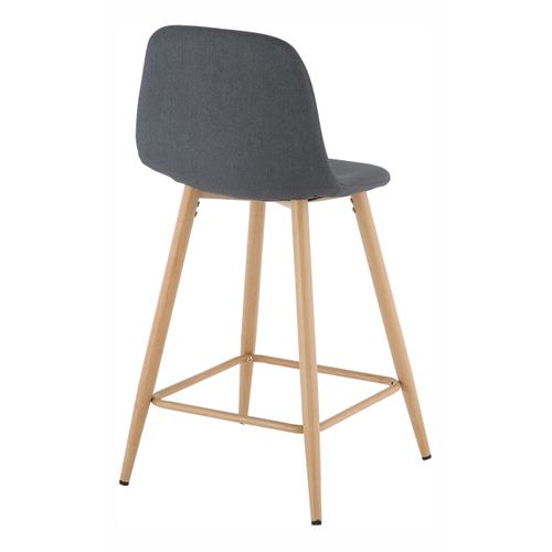 Tabouret de bar H. 63 cm LYNETTE Vert kaki