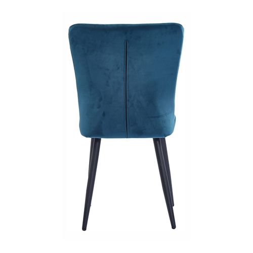 Chaise en velours CLOHE vert