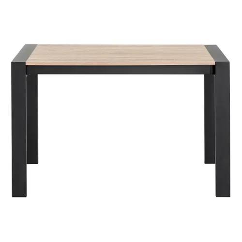 Table extensible L.120/160 cm CAMDEN Chêne sonoma/noir