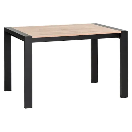 Table extensible L.120/160 cm CAMDEN Chêne sonoma/noir