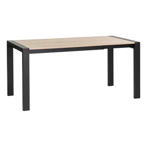 Table extensible L.120/160 cm CAMDEN Chêne sonoma/noir