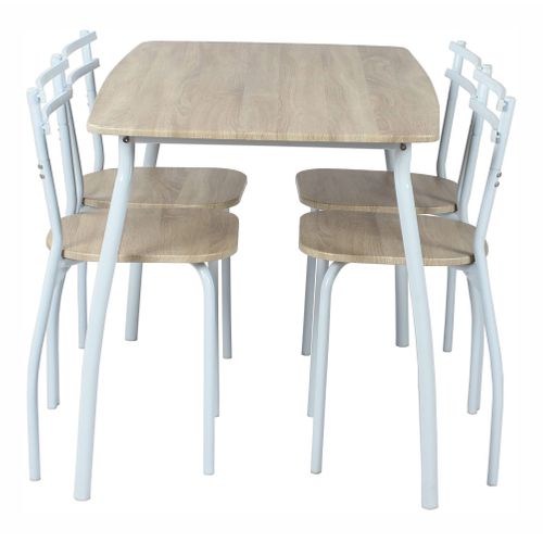 Coin repas RICK 2 Blanc/chêne